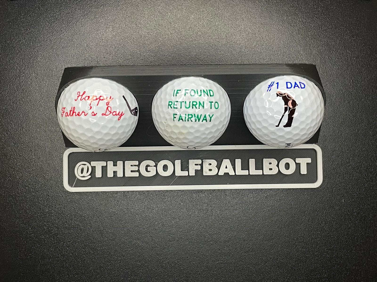 Personalised Golf Balls Cheap Etsy