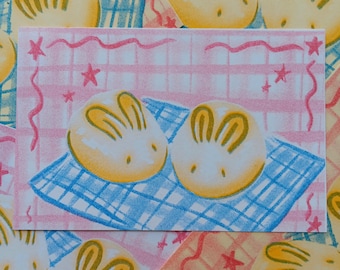 Bunny RISO Postcard
