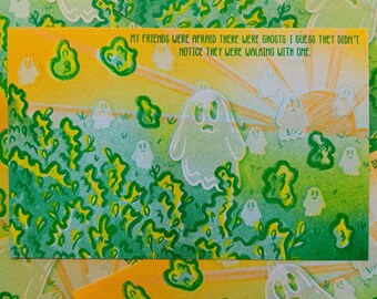 Ghost RISO postcard