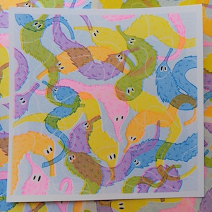 Worm on a String RISO Print
