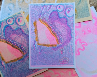 Miniature Bread RISO print