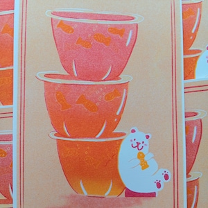 Bear RISO print