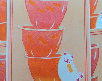 Bear RISO print