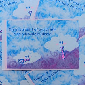 Cloud RISO postcard