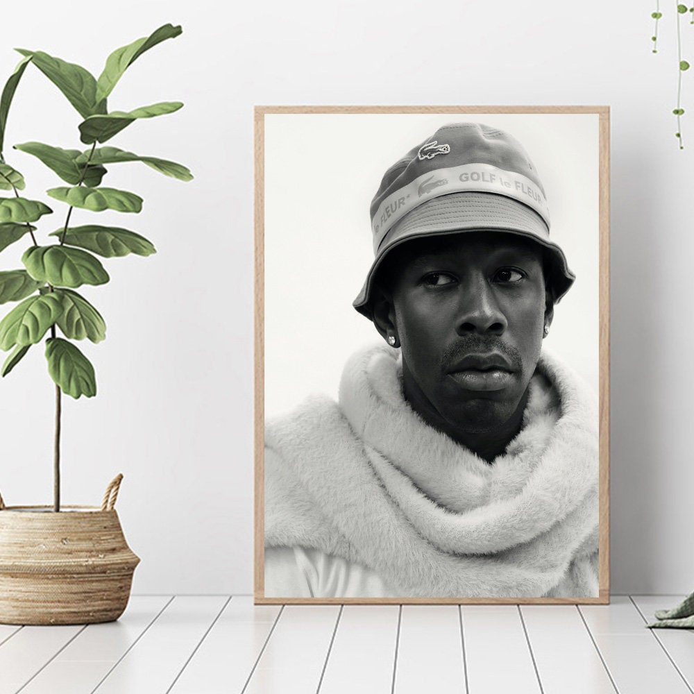 Tyler the Creator Magazine Cover Poster Tyler Black and White | Etsy