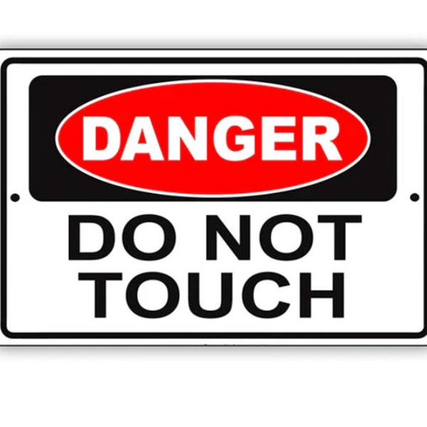 Do Not Touch Sign - Etsy