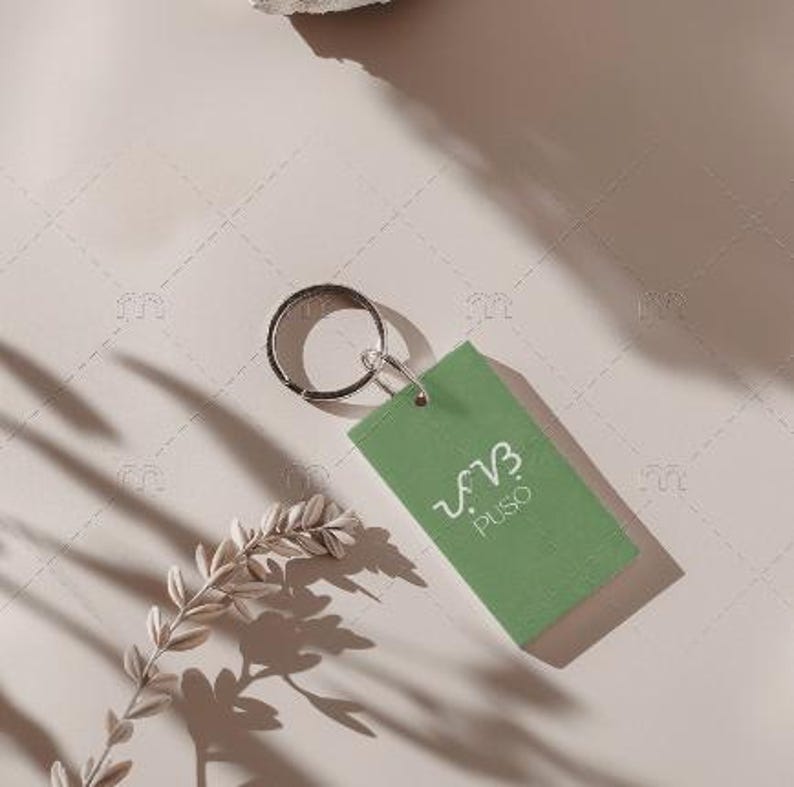 Puso Baybayin Keychain Printable | Filipino Script Digital Download ...