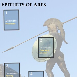 Ares downloadable tarot spread - War - God - Battle - Greek - Hellenic deity - Armor - Weapons - Journal - Book of Shadows - Grimoire Page