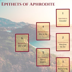 Aphrodite downloadable tarot spread - Love - Goddess - Greek - Hellenic deity - Venus - Journal - Book of Shadows - Grimoire