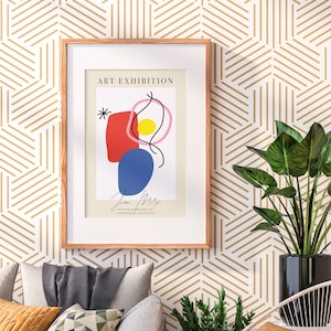 Joan Miro Exhibition Print, Miro Poster, Vintage Poster, Joan Miro Digital Download, Fine Art Print, Illustration Modern Art Print
