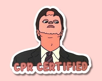 CPR Certified Vinyl Sticker | Nurse Sticker, Medical Stickers, Stickers, Nurse Stickers Funny, Gifts for Nurses