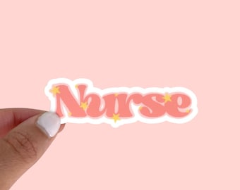 Nurse Vinyl Sticker: Wasserdichtes medizinisches Geschenk
