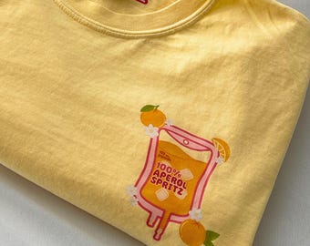 Aperol Spritz T-Shirt: Komfortfarben Unisex Krankenschwesterbekleidung