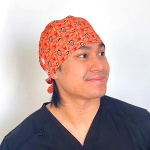 Bunny Scrub Cap | Shipping from Canada. 100% Cotton Surgical Cap. Scrub Hat. Gift for Nurse, Doctor, Vet, Dentist, Students