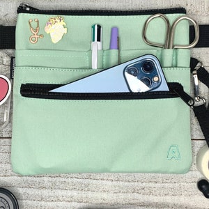 Mint Nurse Waist Pouch/ Nursing Pack/ Nurse Waist Bag/ Nursing Hip Pack/ Nurse Tool Belt/ Teacher Fanny Pack/ Fanny Pack/ Utility Belt