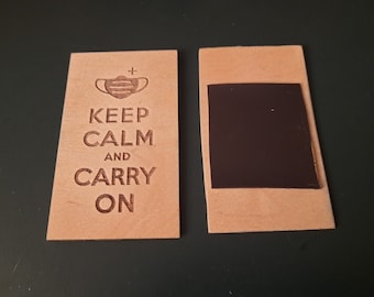 Keep Calm and Carry On Fridge Magnet
