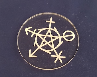 LGBT Pagan Symbol Coaster