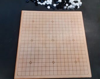 Go Board in 3 mm ply with acrylic playing pieces