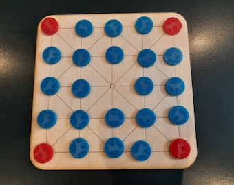 Tigers and Goats Board Game set also known as Bagh-Chal