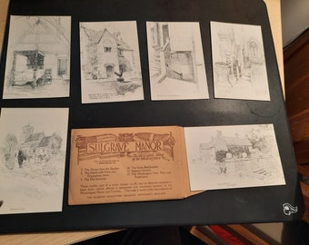 Postcards of Sulgrave Manor 6pk (7-12 see description)