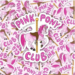 Pink Pony Club Chappell Roan Vinyl Sticker