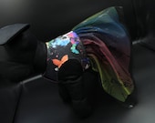 Rainbow Skull Pet Dress In Size Small