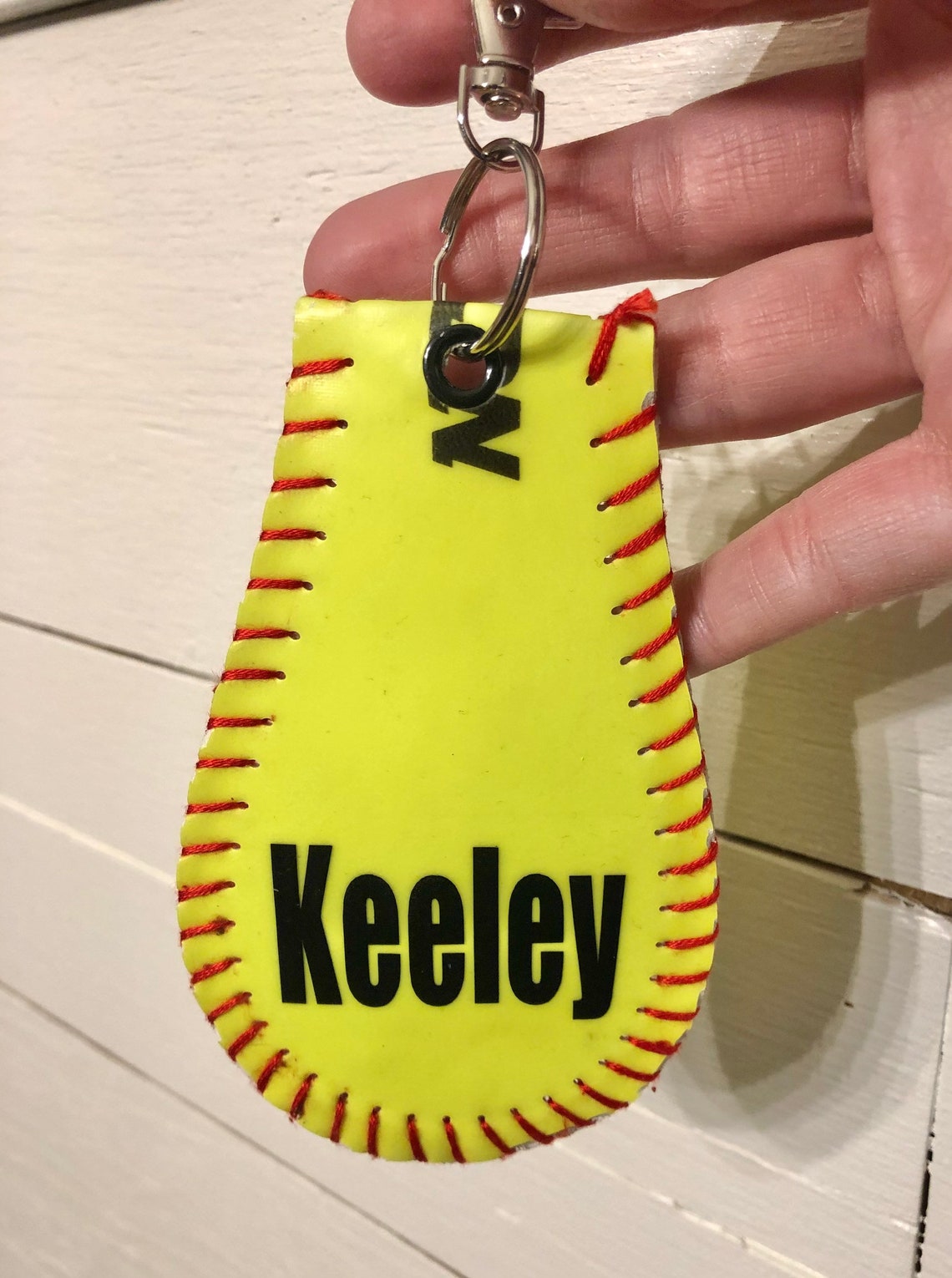 Softball & Baseball Bag Tags, Team Gift, Personalized Softball Key