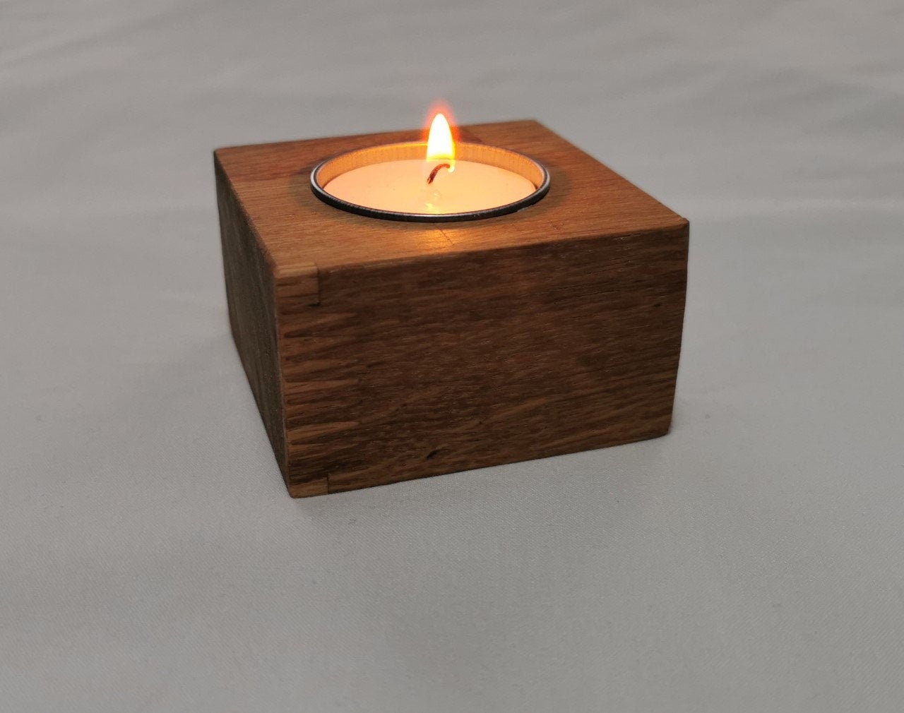 Handmade Wooden Tealight Holder Etsy UK