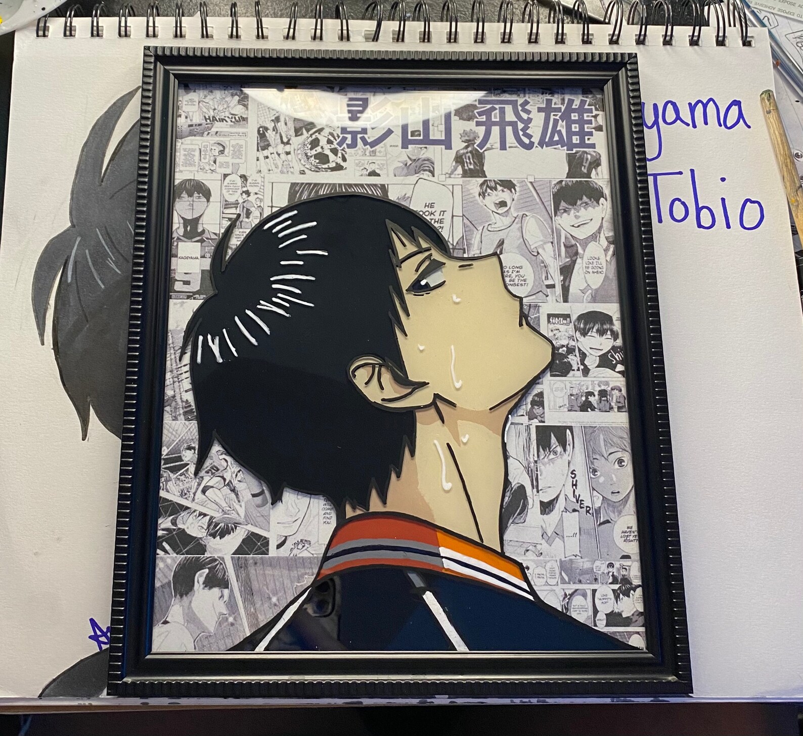 Haikyuu anime Glass Painting Etsy