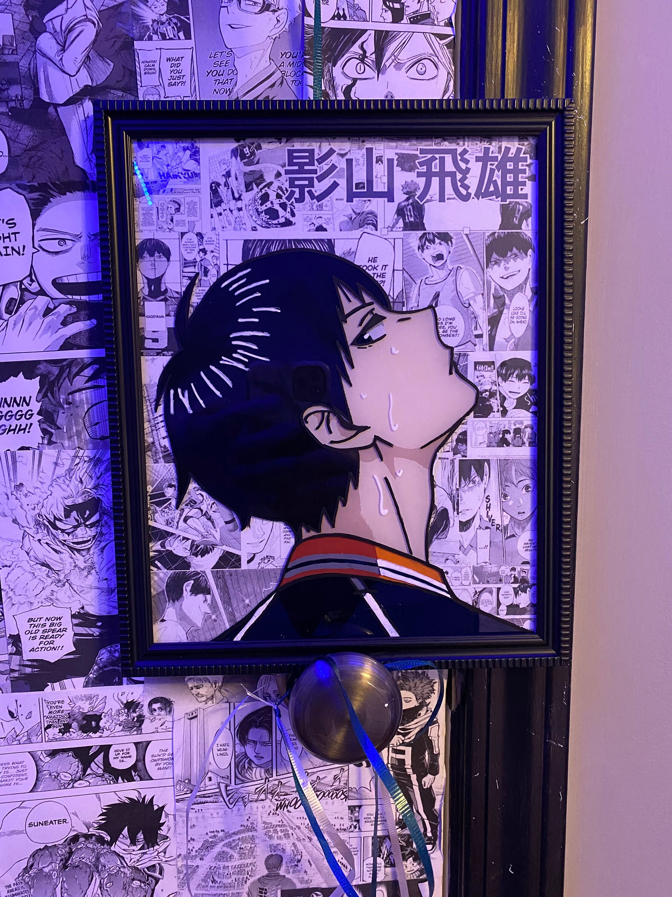 Haikyuu anime Peinture sur verre Etsy