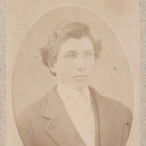 original cdv handsome young man