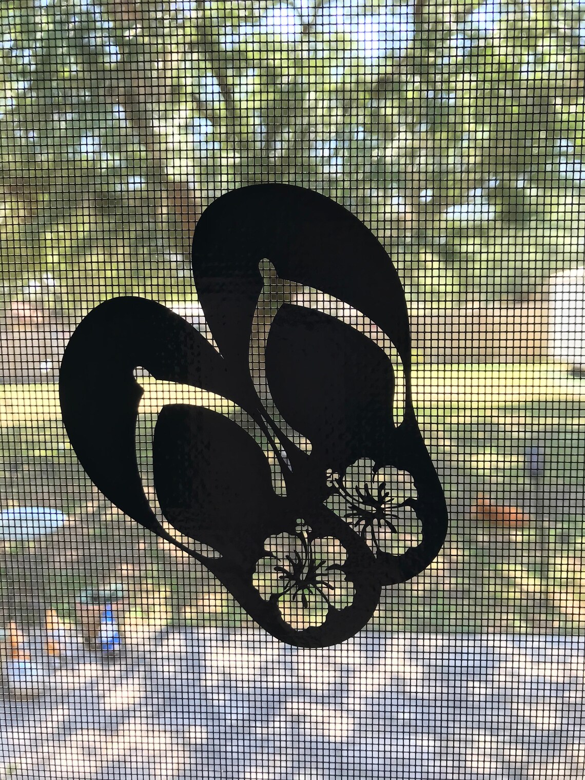 Retractable Screen Door Decal Flip flop 6 decalsFlip Flop Etsy