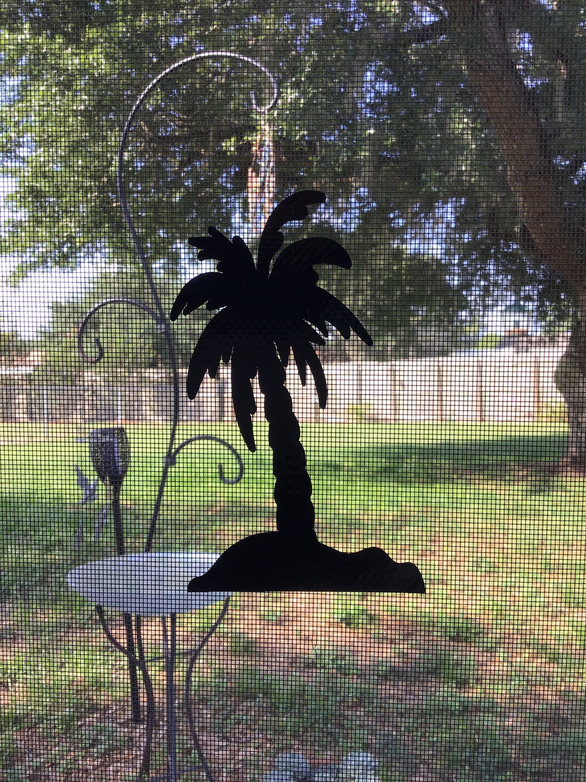 Retractable Screen Door Decals Palm Tree 2 per pack prevent Etsy