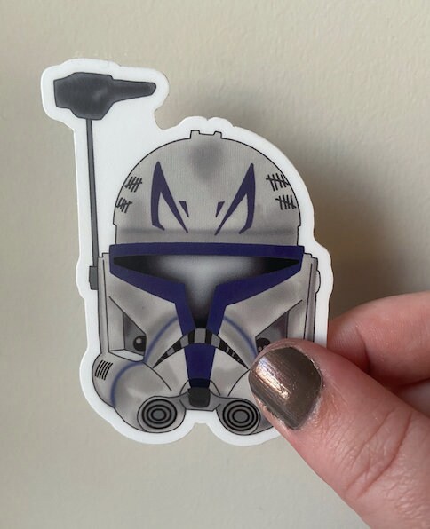Captain Rex Star Wars Sticker | Etsy