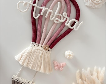 Hot Air Balloon Baby Girl Birth