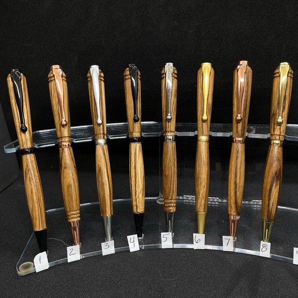 Zebra Wood Pens