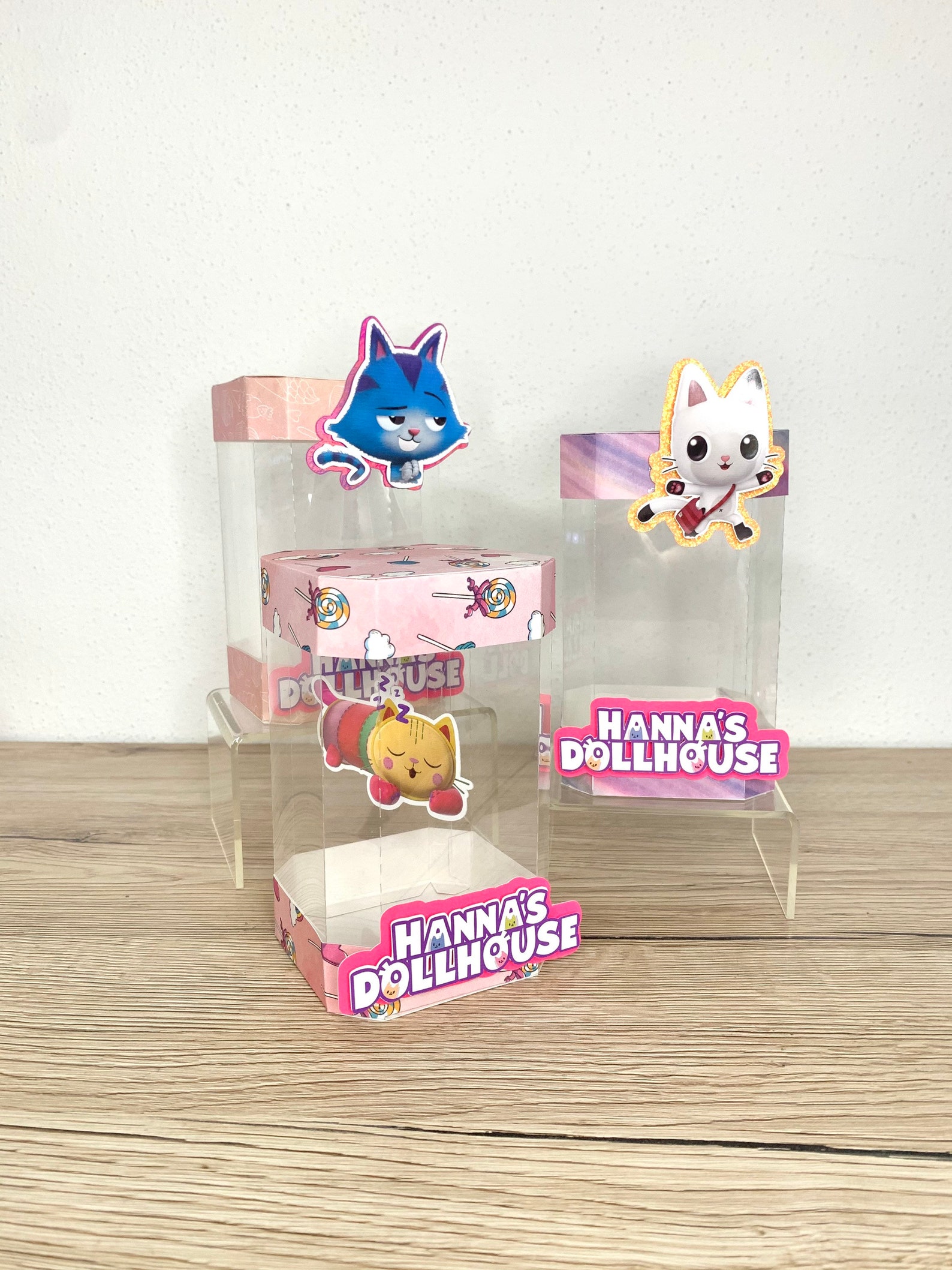 Gabbys Dollhouse Favor Box Gabbys Dollhouse Decor Gabbys Etsy