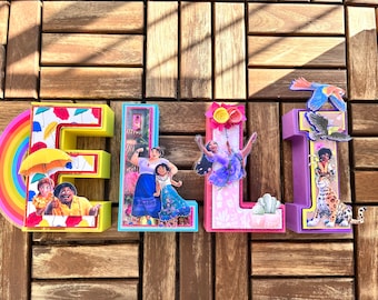 Personalized Encanto 3D Letter - Handmade Birthday Party Centerpiece