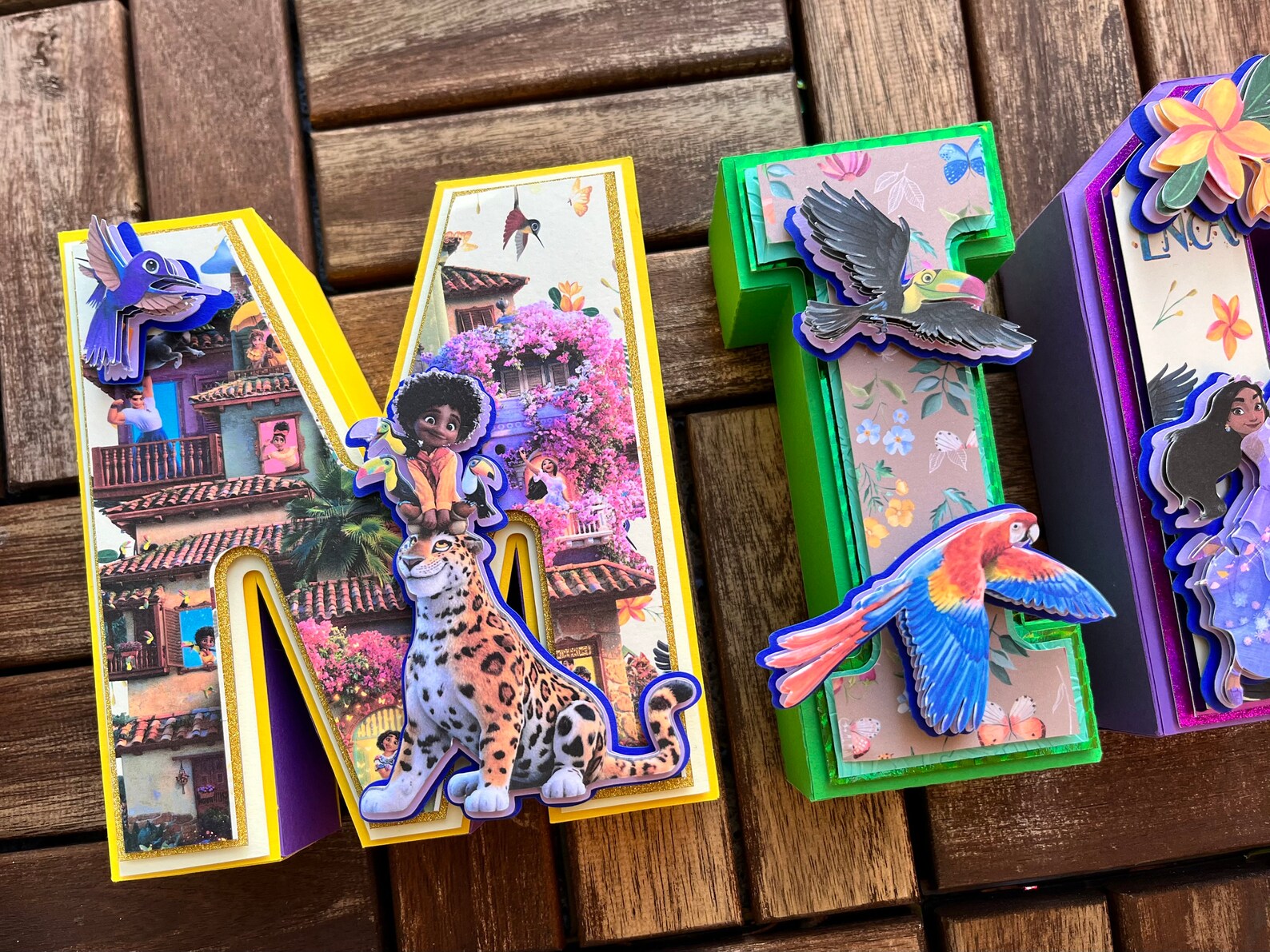 Encanto 3D Letters Encanto 3D Numers Encanto Cake Topper | Etsy
