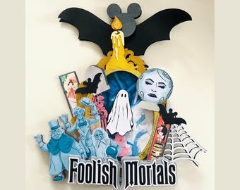 Handmade Haunted House Cake Topper: Spooky Birthday & Halloween Decoration