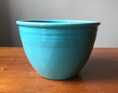 Early Fiesta Turquoise Mixing Bowl 3 - Inner Rings