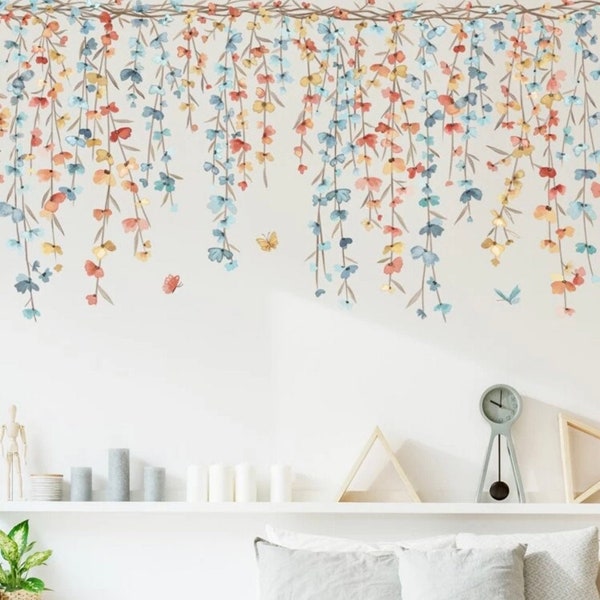 Vine Wall Decals Etsy