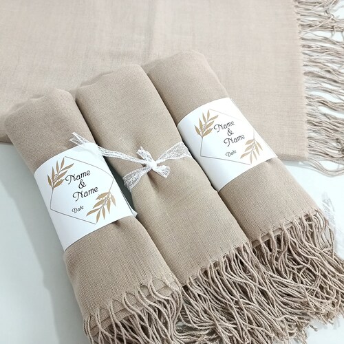 25 Pcs Pashmina Shawl Wedding Favors for Guests Pashminas in Etsy