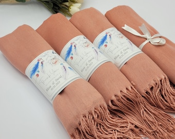 Pashmina Schals in verschiedenen Farben, Pashminas in loser Schüttung, Pashmina Schal, Brautjungfer Schal, Hochzeit Gefälligkeiten für Gäste, Brautparty Geschenk