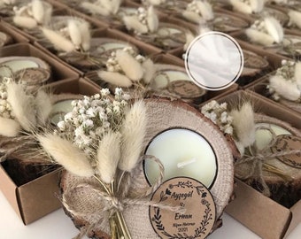 60 Pcs Wedding Party Favors for Guests in bulk | Wedding Bulk Favors | Wedding Rustic Favors | Personalized Gifts | Bridal Shower Favors