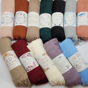 40 pcs Bulk Handmade Pashmina Shawl,Bridesmaid Shawl,Personalized Shawl,Wedding Scarf,Pashmina Wrap,Shawls for Wedding,Wedding Shawl Scarves