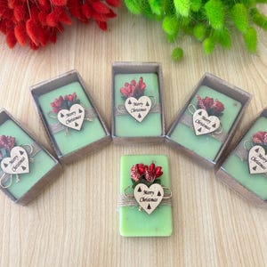 Christmas Scent Soap Favors| Personalized Christmas Gifts | Custom Christmas Favors | Christmas Table | New Year Merry Christmas Favors