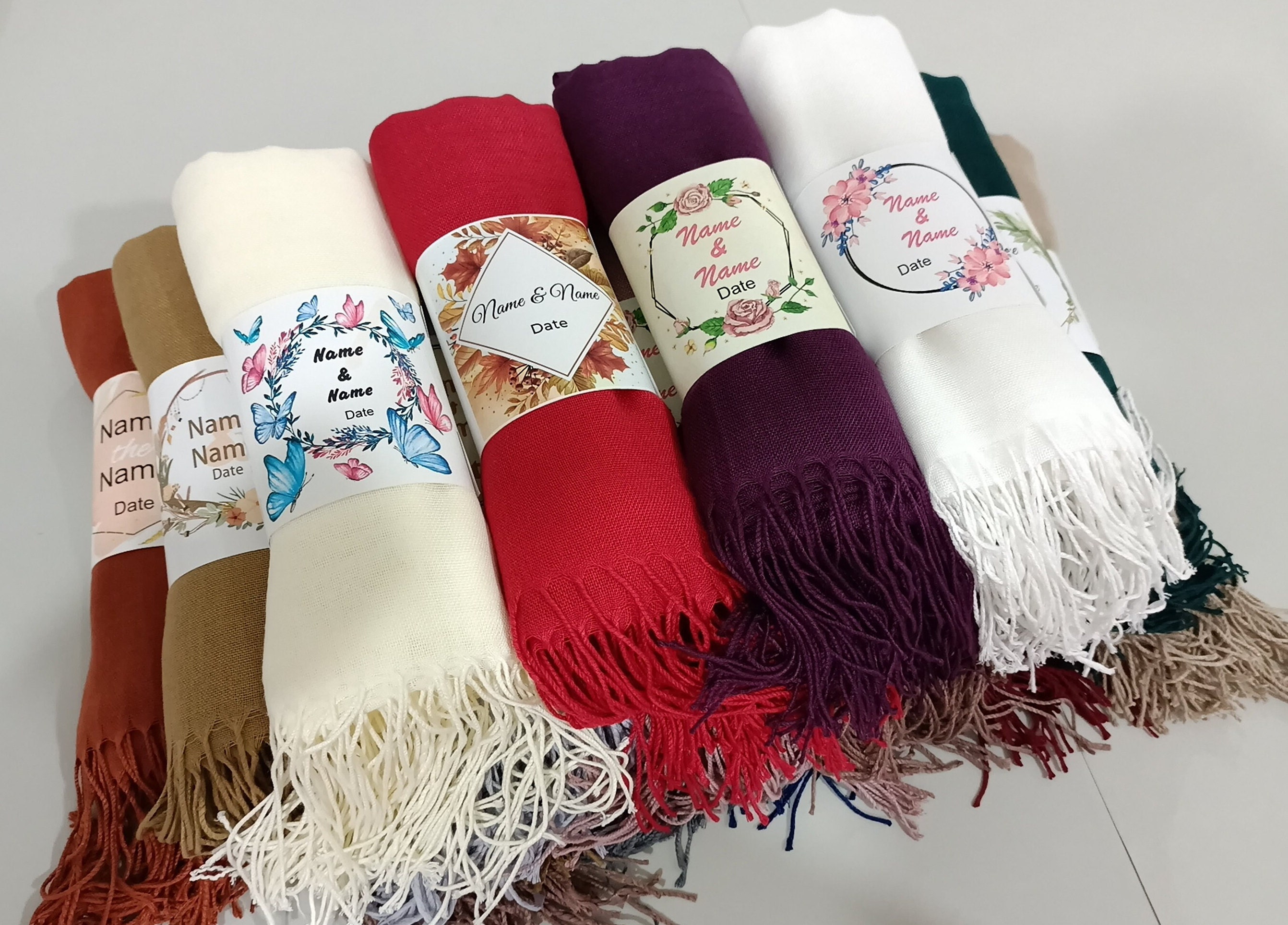 Personalized scarves deals in bulk
