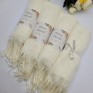 Bulk Handmade Pashmina Shawl,Bridesmaid Shawl, Personalized Shawl, Wedding Scarf,  Pashmina Wrap, Shawls for Wedding, Wedding Shawl Scarves