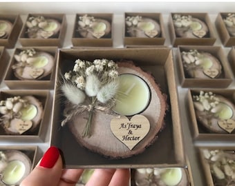 40 Pcs Bulk Candle Favours Wedding Favours for Guests | Bridal Shower Favours | Rustic Wedding Favours | New Favours Fall Wedding Favours